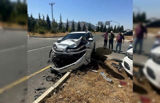 Elazığ’da trafik kazası: 2 yaralı