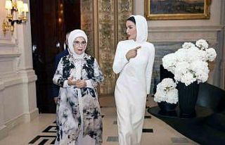 Emine Erdoğan, Katar Emiri Şeyh Temim bin Hamed...