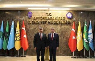 Emniyet İl Emniyet Müdürü Mahmut Ay’a ziyaretçi...