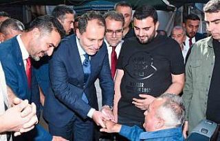 Erbakan, Malatya’da esnaf temsilcilerini dinledi