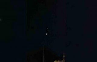 Erzincan’da Starlink uyduları görüntülendi