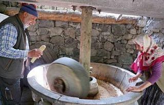 Erzurum’da baba yadigârı su değirmeni