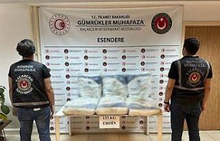 Esendere Gümrük Kapısında 153 kilogram eroin ele...