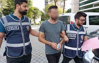 Eşinden uzaklaştırma kararı bulunan koca eve girmek...