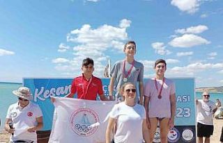 Eymen Taha, Saros Körfezi’nde iki dalda ikinci...