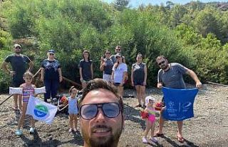 Fethiye’de kıyı temizliği