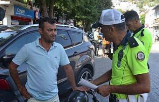 Fethiye’de motosiklet denetimi yapıldı