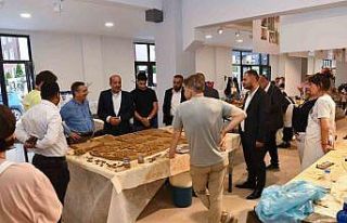 Filistin heyeti Tepebaşı’na hayran kaldı