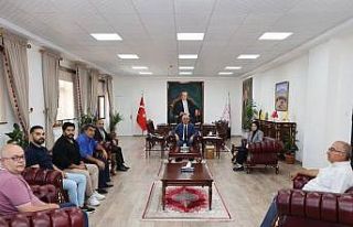 Gazetecilerden Vali Çakır’a ziyaret