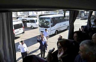 Gaziler Ankara’ya uğurlandı