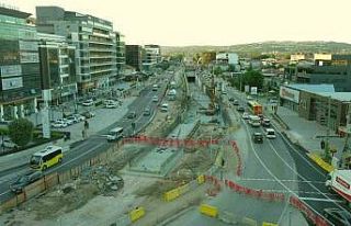 Geçit yolu çift yönlü olarak trafiğe açıldı