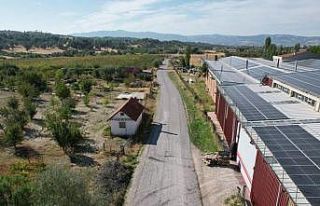 Gediz’de kırsal mahalle yolları yenilendi