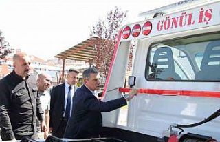 Gölbaşı Belediye Başkanı Şimşek, otobüs şoförleriyle...