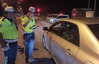 Gönen’de motosiklet ve araçlar denetlendi