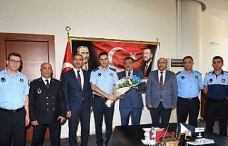 Gürkan, Zabıta teşkilatını kabul etti