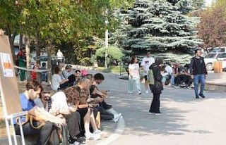 Güzel sanatlar fakültesi yetenek sınavı heyecanı...