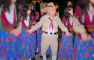 Hababam sınıfı oyuncuları Van’da nişan törenine...