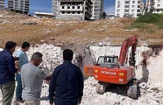 Halfeti’deki millet bahçesinde yoğun çalışma