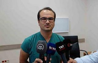Hastanın rahminden karpuz büyüklüğünde kist...