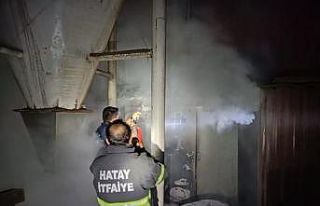 Hatay’da pirina fabrikasında çıkan yangın söndürüldü