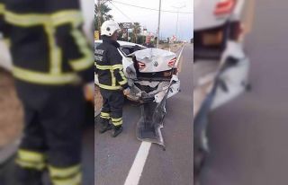 Hatay’da trafik kazası: 1 yaralı
