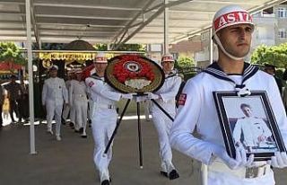 Hayatını kaybeden emekli albay askeri törenle uğurlandı