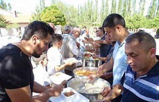 Hisarcık Hamamköy’de hayır yemeği