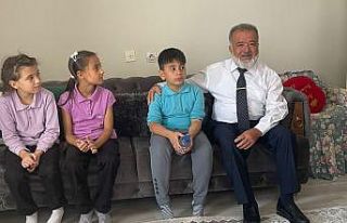 Hisarcık’ta minik öğrenciler gazi amcalarını...