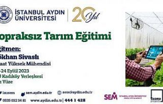 İAÜ SEM’den topraksız tarım eğitimi