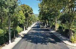İbni Sina Caddesi’ne 500 ton asfalt