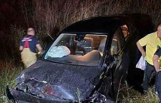 İki otomobilin çarpışması sonucu 5 kişi yaralandı