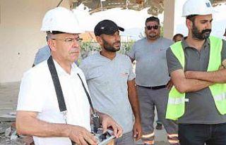 İlk betonu Başkan Güler döktü