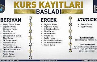 İpekyolu ilçesinde mesleki ve sanat kurslarının...