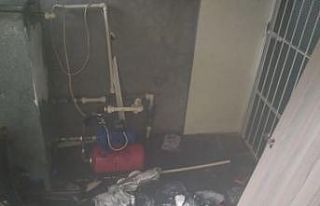 İskenderun’da bodrum katında çıkan yangın söndürüldü