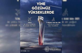 İstanbul Havalimanı 7 milyon 446 bin yolcu ile en...