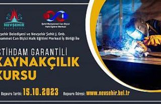 İstihdam garantili kaynakçılık kursu için başvurular...