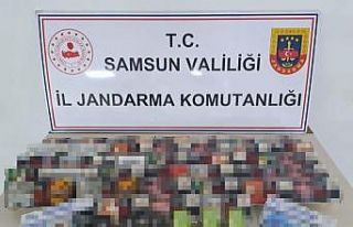 Jandarma 7 bin 860 adet makaron ele geçirdi