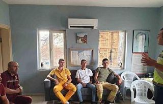 Jandarma, trafik kazalarının önlenmesi için çalışma...