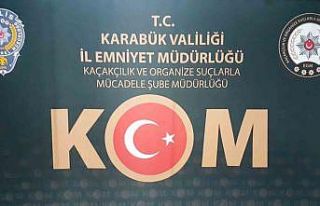 Karabük’te 31 bin 80 makaron ile ruhsatsız silahlar...