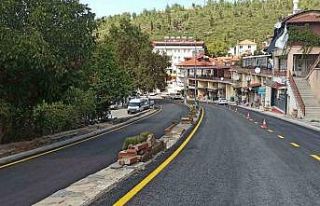 Kavaklıdere’de sıcak asfalt çalışmaları tamamlandı