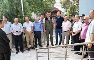 Kaymakam Çelik Manyas’a veda etti