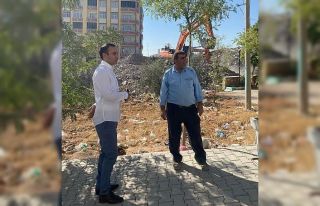 Kaymakam Partal, bina yıkımlarını yerinde inceledi