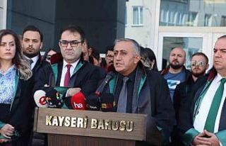 Kayseri Barosu’ndan avukatlara yönelik saldırılara...