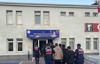 Kayseri’de 7 düzensiz göçmen yakalandı