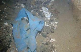 Keban Baraj Gölü’ndeki kirlilik su altı kamerası...