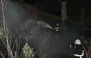 Kereste fabrikasında korkutan yangın