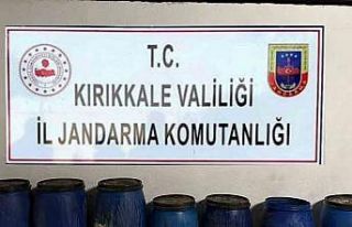 Kırıkkale’de 650 litre kaçak şarap ele geçirildi
