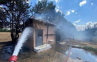 Kırklareli’nde depo yangını