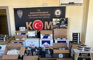 Kocaeli’de 183 bin makaron ele geçirildi