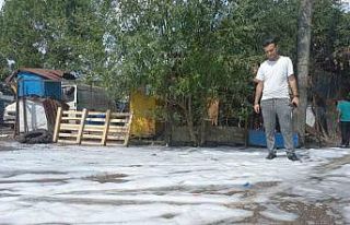 Kocaeli’de sağanak sonrası şaşırtan görüntü